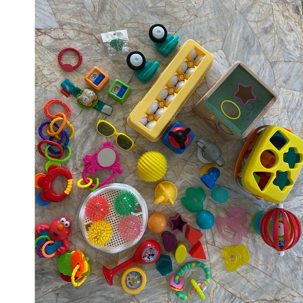 Fisher-Price Disney Sesame Street Baby Toddler Sensory Developmental Toy Lot